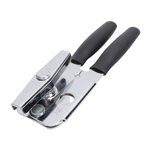 Pongnas Ouvre-boîte Manuel de Service avec -boîte en Acier au Carbone et Poignée Ergonomique en TPE – Conception Pivotante pour Canettes Standard et...