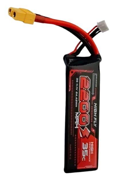 Image of Gauri Enterprises - LIPPO Battery ABSD 11.1V, Nano 2200MAH 3s 80c Rechargable Lipo Battery Professional Drone Camera Battery