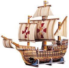 Santa Maria, 370 Piece 3D Jigsaw Puzzle Made by Wrebbit Puzz-3D