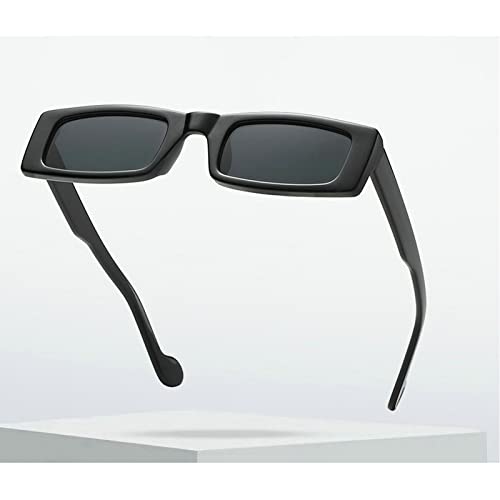 COTIA Rectangle Sunglasses Men Plastic Frame Gradient Punk Eyeglasses Women Classic Hip Hop Eyewear Female3