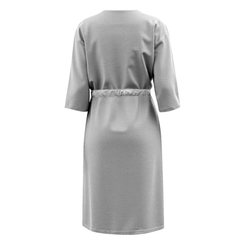 Post Surgery Mastectomy Robe Women with 4 Internal Drain Pockets ， Breast Cancer Post Surgery Mastectomy Recovery Robe3