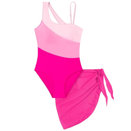 Maillot fille asymétrique résille pour journées plage