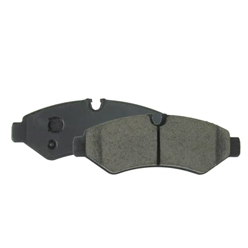 Image of Detroit Axle - Rear Brake Pads for Mercedes-Benz Freightliner Sprinter 1500 | 2500, Mercedes-Benz Sprinter 3500XD, Ceramic Brake Pads with Hardware Replacement