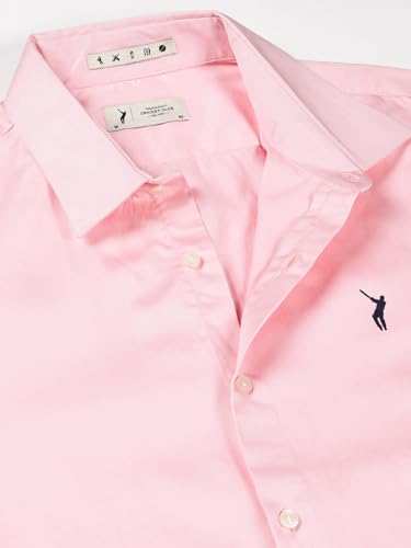 Image of Thomas Scott Men's | Solid | Full Sleeve | Slim Fit | Cotton Blend | Spread Collar | Casual Shirt