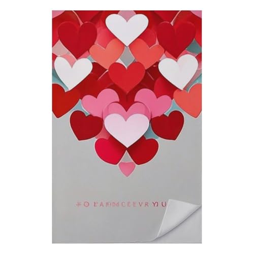 FHESDCW A Big Heart Small Hearts Towel Quick Dry Ice Towels for Hot Weather Breathable Camping Towels Sweat Super Absorbent Bathroom Towel for Gym Yoga Pilates Exercise