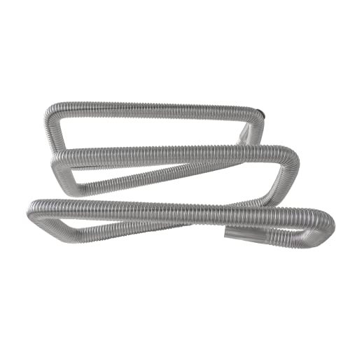 Diesel Heater Exhaust Pipe Flexible Exhaust Tubing Generator Flex Extension Pipe Stainless Steel 1\"/2.5cm Inner Diameter (78INCH 200CM)