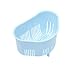 Panier de vidange Panier de fruits Basket Stockage Suspension Suspension d'évier non perforé parfait for drainer les pâtes légumes fruits verts BBGSFDC (Color : Blue)