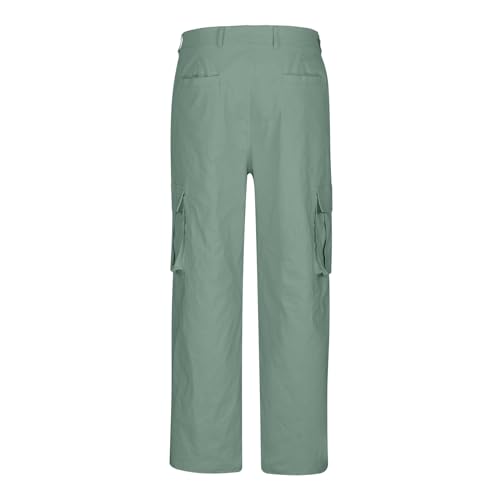 Mens Cargo Pants Lightweight Outdoor Hiking Jogger Straight Leg Trousers Breathable Athletic Workout Trousers3