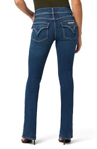 HUDSON Beth Mid Rise Petite Baby Bootcut Jean with Back Flap Pockets2