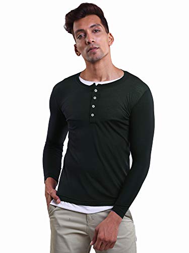 Image of Nick & Jess Men's Slim Fit T-Shirt (MTFS064CDL Black L(Chest:40in))