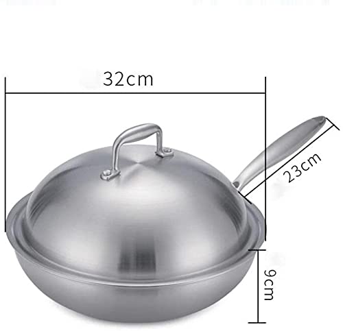 Wok Cooking Pot, 5 Quart Nonstick Wok miniatura 2