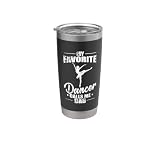 Ballet: Mi bailarina favorita me llama papá Vaso térmico de acero inoxidable de doble pared