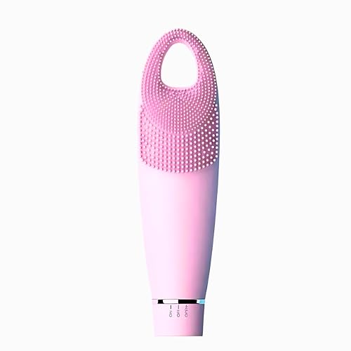 Spazzola Elettrica per Pulizia Viso in Silicone, Impermeabile, con Massaggiatore Contorno Occhi COLORI MISTI