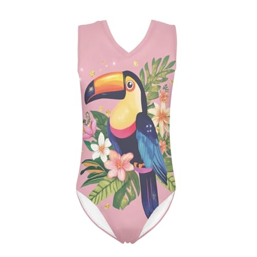 Image of Girls' Swimwear for 3-14 Cartoon Bathing Suit Girl Swimsuit Gym Leotard