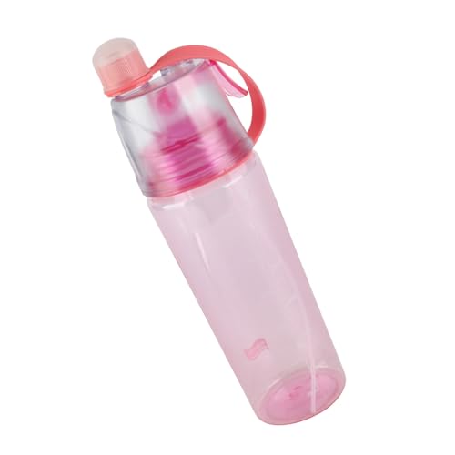 Botella de agua portátil anti derrames de plástico transparente para niños 6