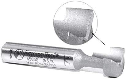 Amana Tool - 45652 Carbide Tipped Keyhole 1/2 Dia x 3/8 x 1/4" Shank
