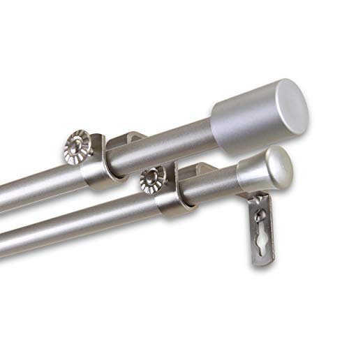 Rod Desyne Nora Double Curtain Rod 48-84