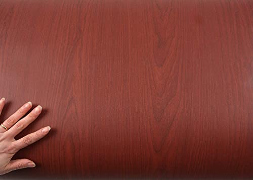 Papel autoadhesivo ROSEROSA WD624 lavable e impermeable con acabado de madera para muebles 4