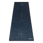 YOGA DESIGN LAB | The Combo Yoga Mat | 2-in-1 Mat+Towel | Eco Luxury | Ideal for Hot Yoga, Power, Bikram, Ashtanga, Sweat | Studio Quality | Includes Carrying Strap! (Celestial, 5.5mm)