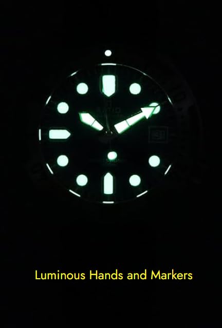 Image of RATIO FreeDiver Professional Dive Watch Sapphire Crystal Quartz Diver Watch 200M Water Resistant Diving Watch for Men