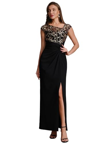 Robe d'invitée longue pour sublimer votre silhouette lors d'une cérémonie