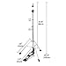 tipatyard Hi-hat Stand , Double Braced 3-Leg Adjustable Hi-Hat Cymbal Stand with Smooth Pedal Lightweight (4.5lb)