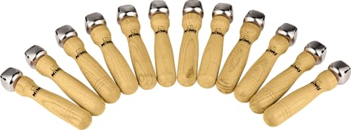 Sleigh Bell Stick Instrument Set, 12 pieces — Jingle Effect for Classroom Music and Groups