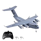 Dodoore RC Plane Remote Control Airplane, 2 Channels RC Airplane, C-17 Military Transport Aircraft,...