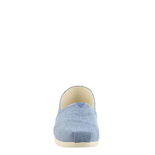 Toms Blue Slub Chambray Women's Alpr Esp Blue 10014410 7.5 #TOP2