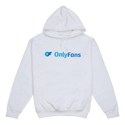 OnlyFans Logo Hoodie (US, Alpha, Large, Regular, Regular, White)