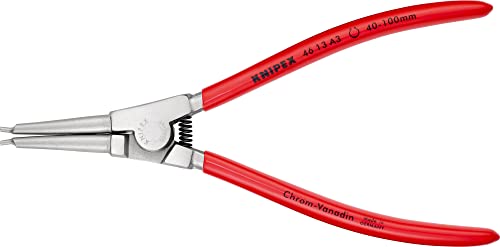 KNIPEX Circlip Pliers for External Circlips on Shafts Chrome-Plated with Plastic Coating 210 mm, 46 13 A3