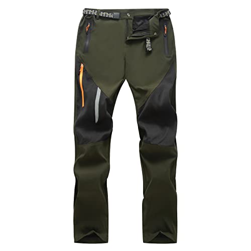 LY4U Pantaloni da Trekking da Uomo, Pantaloni da Camminata Leggeri ad...