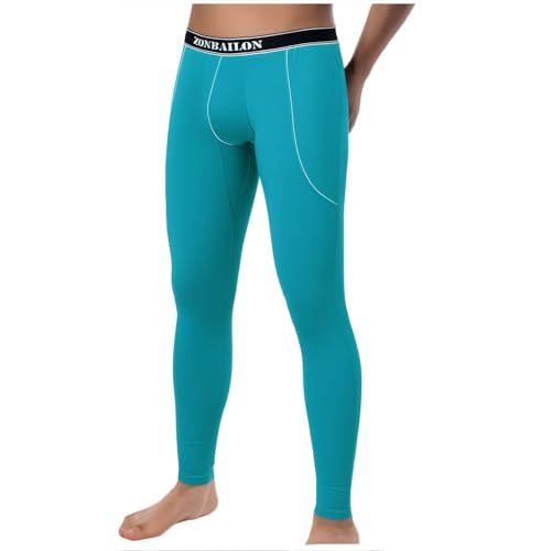 JINSHI Long Johns Thermal Underwear for Men Soft Bamboo Viscose Base Layer for Cold Weather Bottom...
