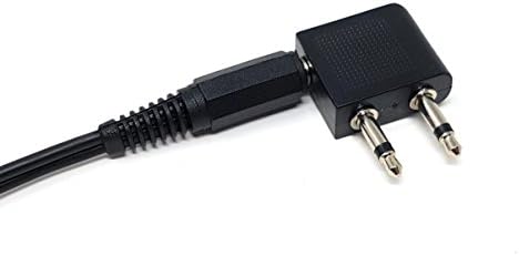 MainCore Aeroplane Flight Headphone Adapter 2 x 3.5mm Jack to 3.5mm Stereo Socket Aux Converter Extension/Extender Adaptor