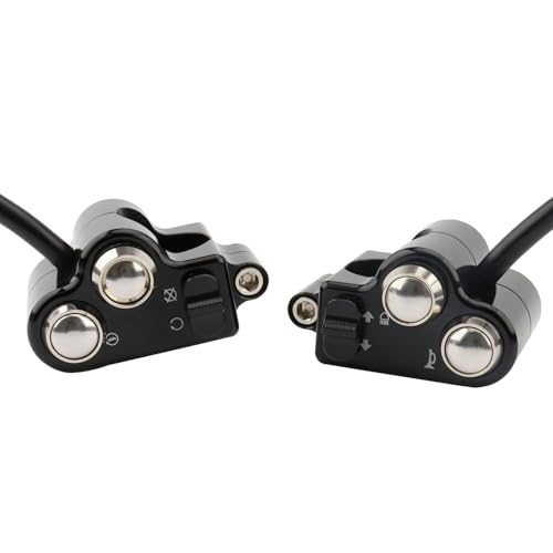 Interrupteur de commande guidon pour Harley Sportster avec bouton clignotant et démarrage