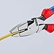 KNIPEX Kraft-Kombizange Lineman’s Pliers amerikanisches Modell auf SB-Karte mit Mehrkomponenten-Hüllen schwarz atramentiert 240 mm, 09 02 240 SB