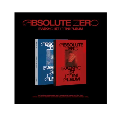 BAEKHO NU'EST Absolute Zero 1st Mini Album CD K-pop photobook