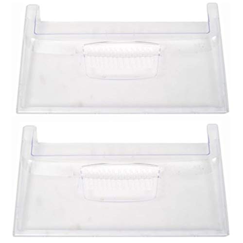 Spares2go Panel frontal transparente para cajón para frigorífico Indesit (2 unidades) – Lista de compatibilidad A