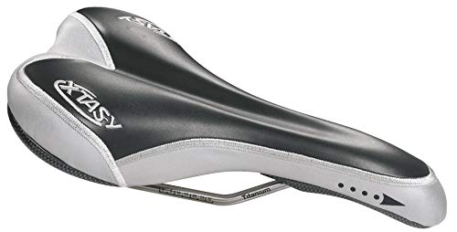 Sattel MTB/Trekking Fahrradsattel, schwarz grau (Silber), 289 g, Art. 68001000 Cover