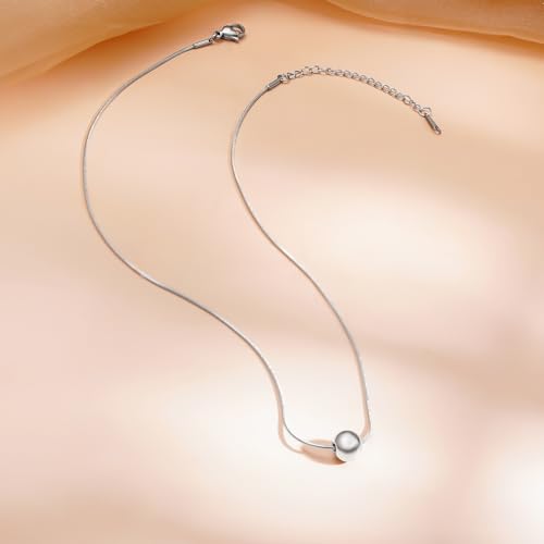 Image of Rubans Demi Fine Stainless Steel Pendant Chain Daily Gift for Women & Girls