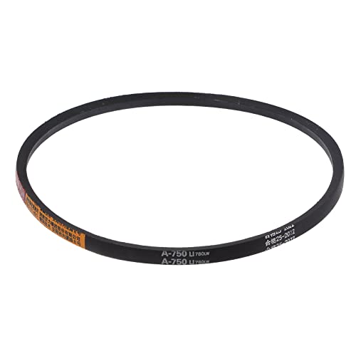 sourcing map A-780 V-Riemen Antrieb Gürtel 780mm Innen 13mm Breite 8mm Dicke Umfang Gummi für Kraftübertragung Stromübertragung