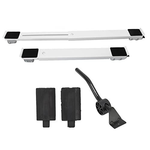 YOUTHINK Rolo de eletrodoméstico, capacidade de rolamento de 300 kg, extensível, base de rolo resistente, base móvel para máquina de lavar roupa para móveis, ar condicionado, geladeira