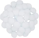 i-mondi® 50 pompons zum basteln weiß in 20mm klein bastel zubehör pom pom bunt kugeln ponpons deko pompom plüsch