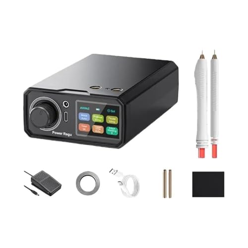 ZKLGS Poste à souder par Points Q2Q4, Poste à souder par Points avec Batterie 10 000 mAh et écran numérique, Petit Poste à souder par Points