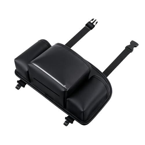 LXNIEPAN Car Organizer Back Seat,Waterproof Leather Car Seat Storage Bag Foldable Universal Hanging Seatback Organizer for Kids & Adults Travel road Trip Essentials