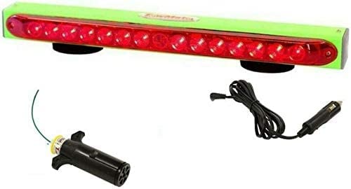 TowMate 22 Lime Light Wireless Tow Light Bar with 7 Pin Round Transmitter