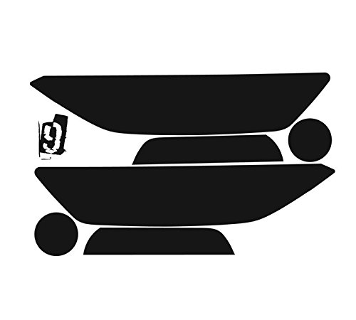 Subject 9 - Fits: Mustang Pre-Cut Vinyl Overlay Headlight Plus Tint (2015 2016 2017) Dark