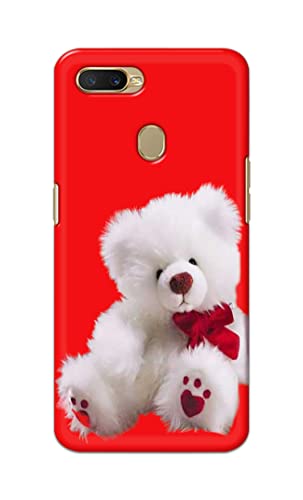 Image of PRINTFIDAA Teddy Bear Love Romantic Valentines Day Dumbo Printed Designer Hard Back Case Cover for Oppo A7 / Oppo A5s / Oppo A12 / Oppo A11k / Oppo A12s / CPH1909 -(SF) MVN1001