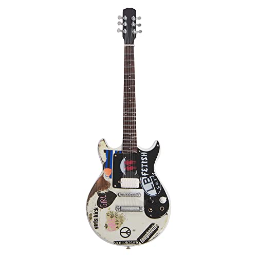 Joan Jett Réplique de guitare miniature – Cadeaux musicaux – Échelle 1/4 – Comprend une boîte de présentation, une… - Les Beatles, Paul McCartney, John Lennon, RIngo Starr, George Harrison Joan Jett Réplique de guitare miniature – Cadeaux musicaux – Échelle 1/4 – Comprend une boîte de présentation, une… – Image 3