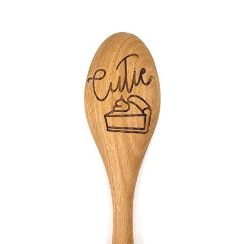 Cutie Pie Wooden Spoon for Young Couple Gift